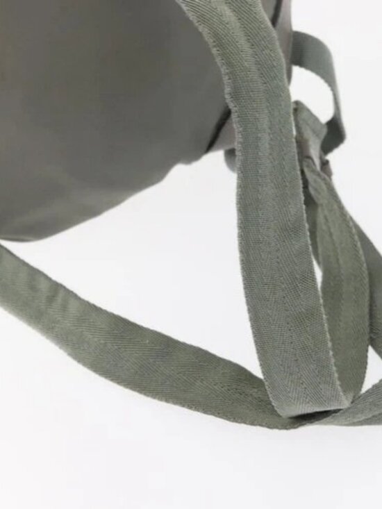 PRADA Backpack Nylon Gray Silver Auth 165573 main image 12